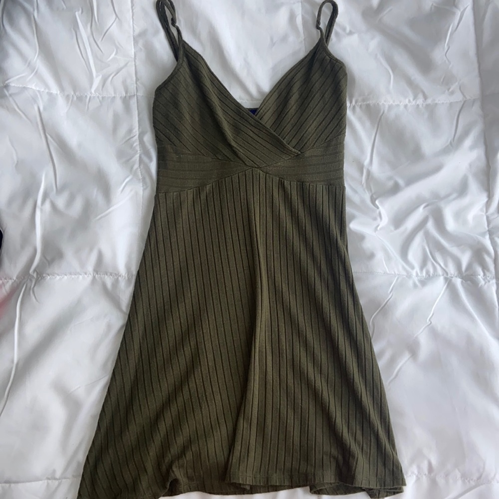 Mini Green Dress